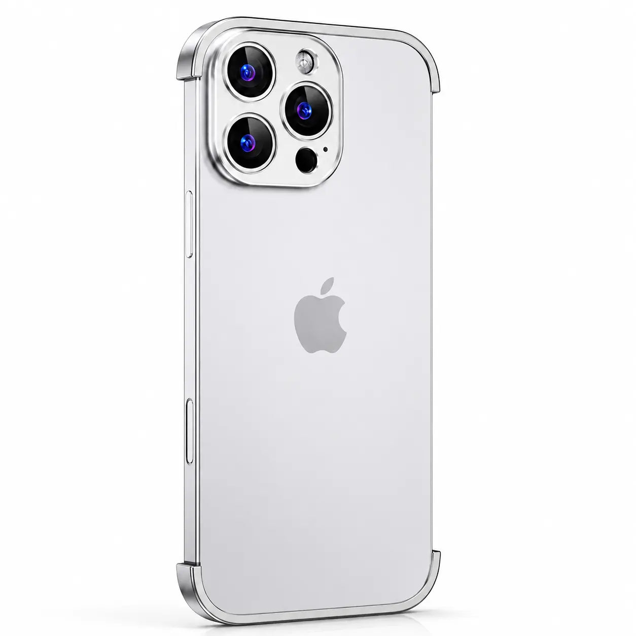 Slim open-back iPhone 18 Pro case with premium metal bumper