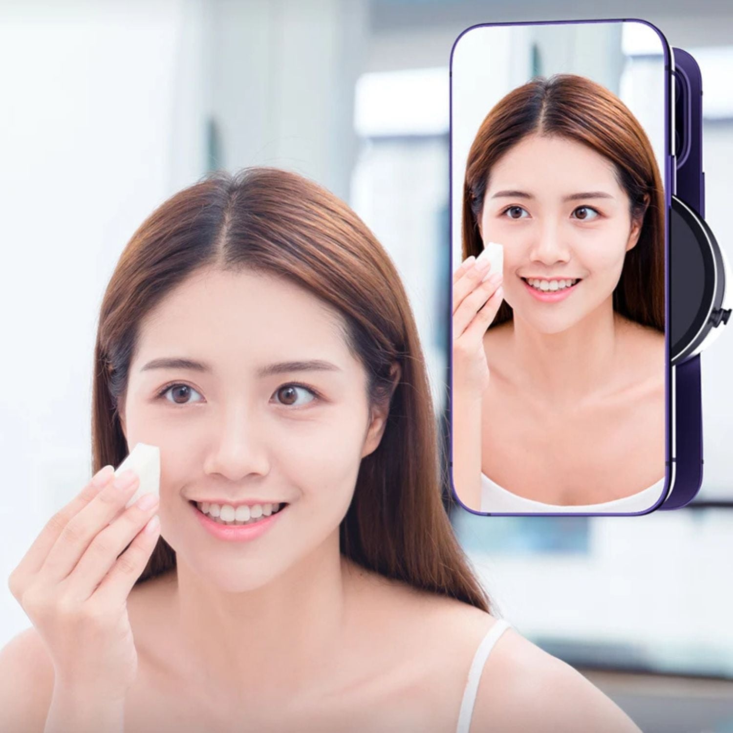 Magnetic Suction Cup Phone Holder